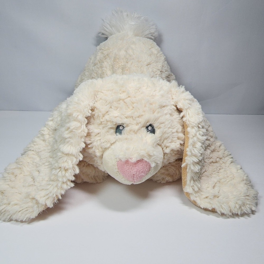 Babies R Us Bunny Plush Crouching Bunny Rabbit Soft Eyes Plush 9" 2016